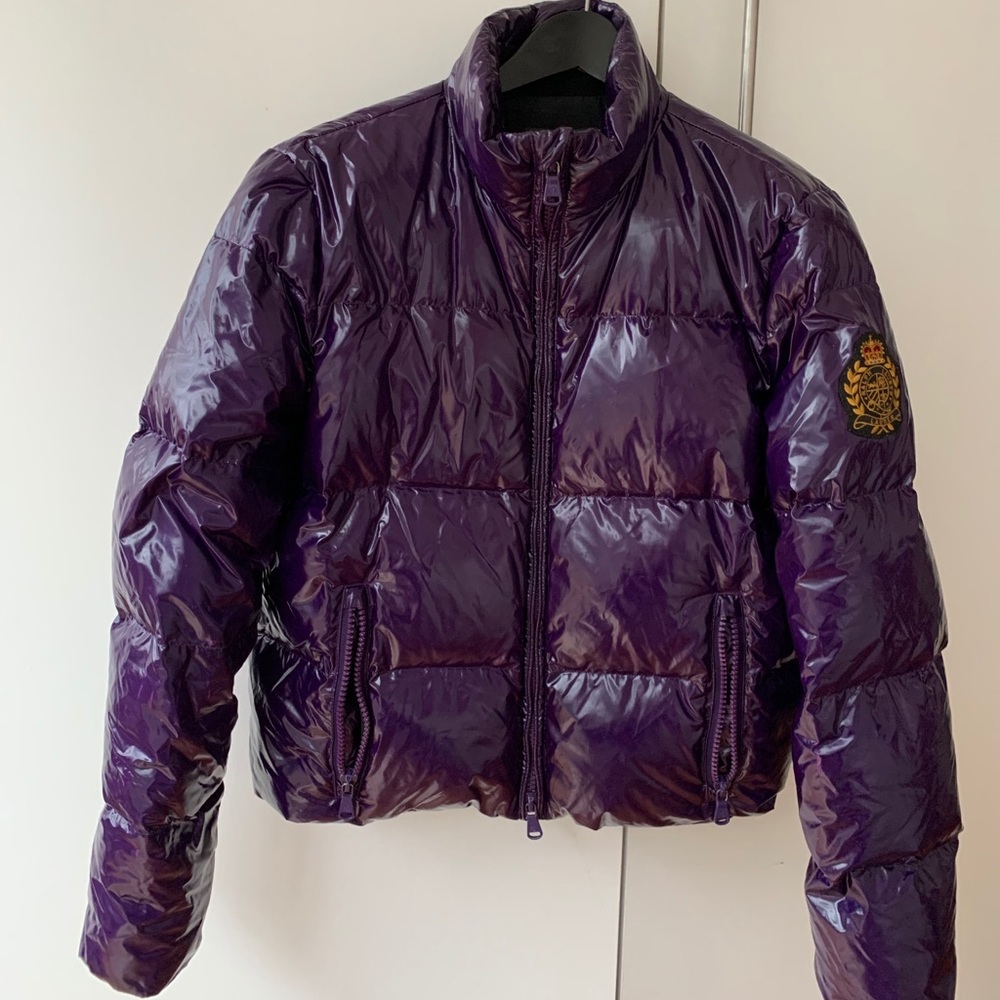Ralph Lauren Purple Puffer Jacket